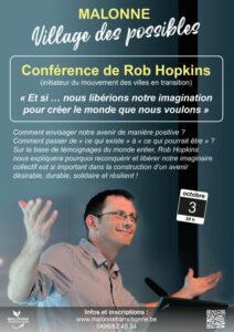 Conférence de Rob Hopkins @ Abbaye Saint Berthuin | Namur | Région Wallonne | Belgique